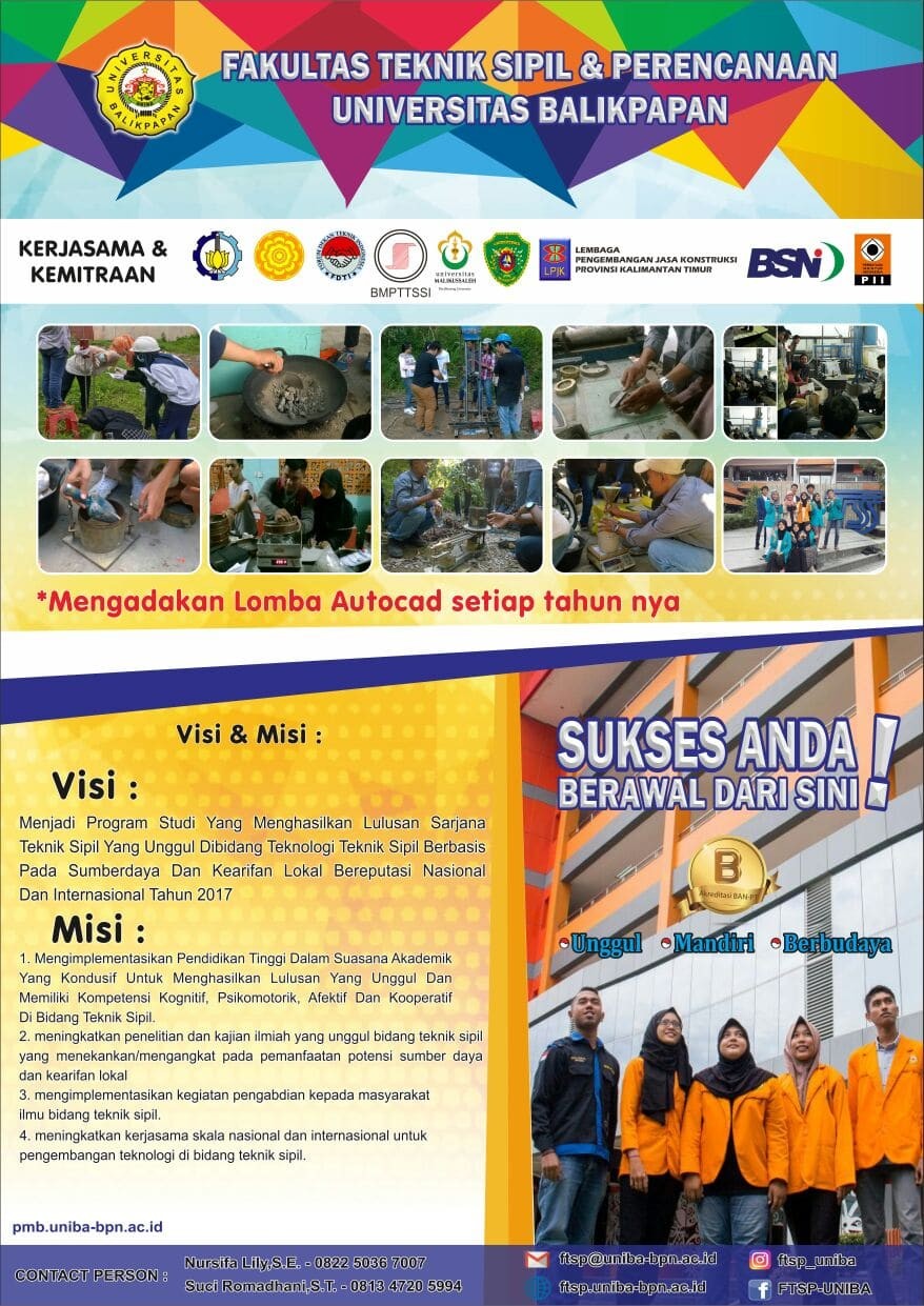 Fakultas Teknik Sipil & Perencanaan Universitas Balikpapan